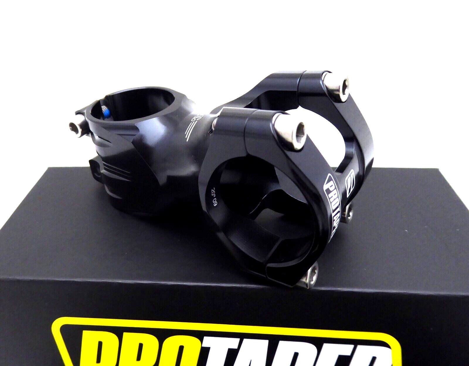 ProTaper ATAC Stem Length 60mm Clamp 31.8mm Black/White Aluminum Road MTB