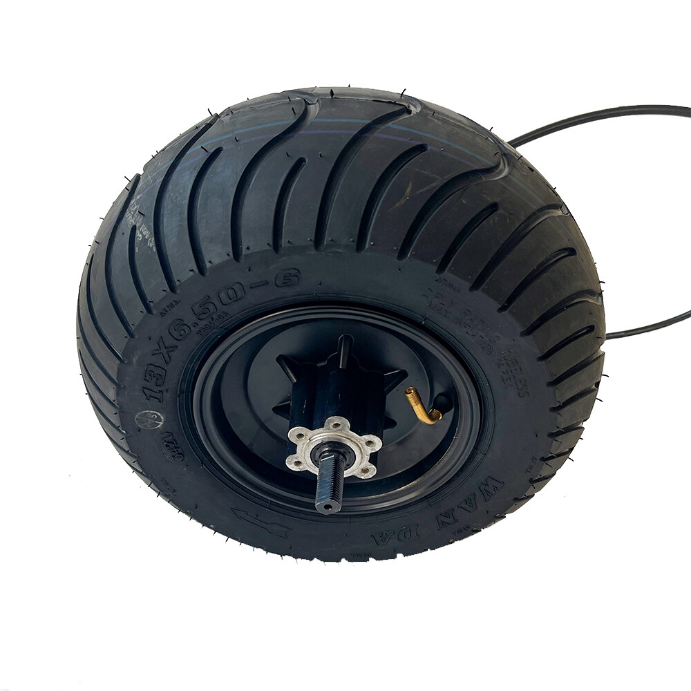 13 inch 48V 60V 72V 3500W 60H Wide Hub Motor Fat Road 13×6.50-6 Scooter