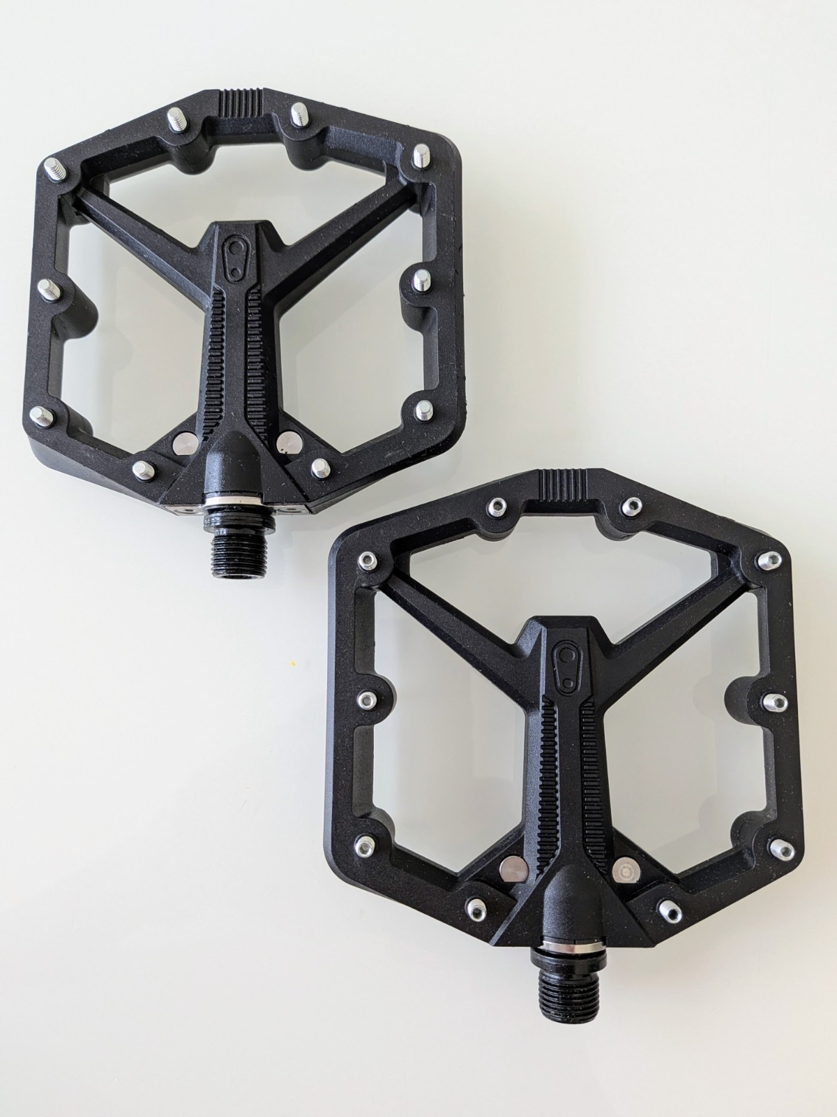 Crankbrothers Stamp 1 Gen 2 Pedals – Platform, Composite, 9/16″, Black, Large