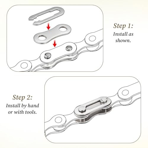 10 Pairs Bike Chain Master Link for Bicycle Missing Link, Single Speed Chain …