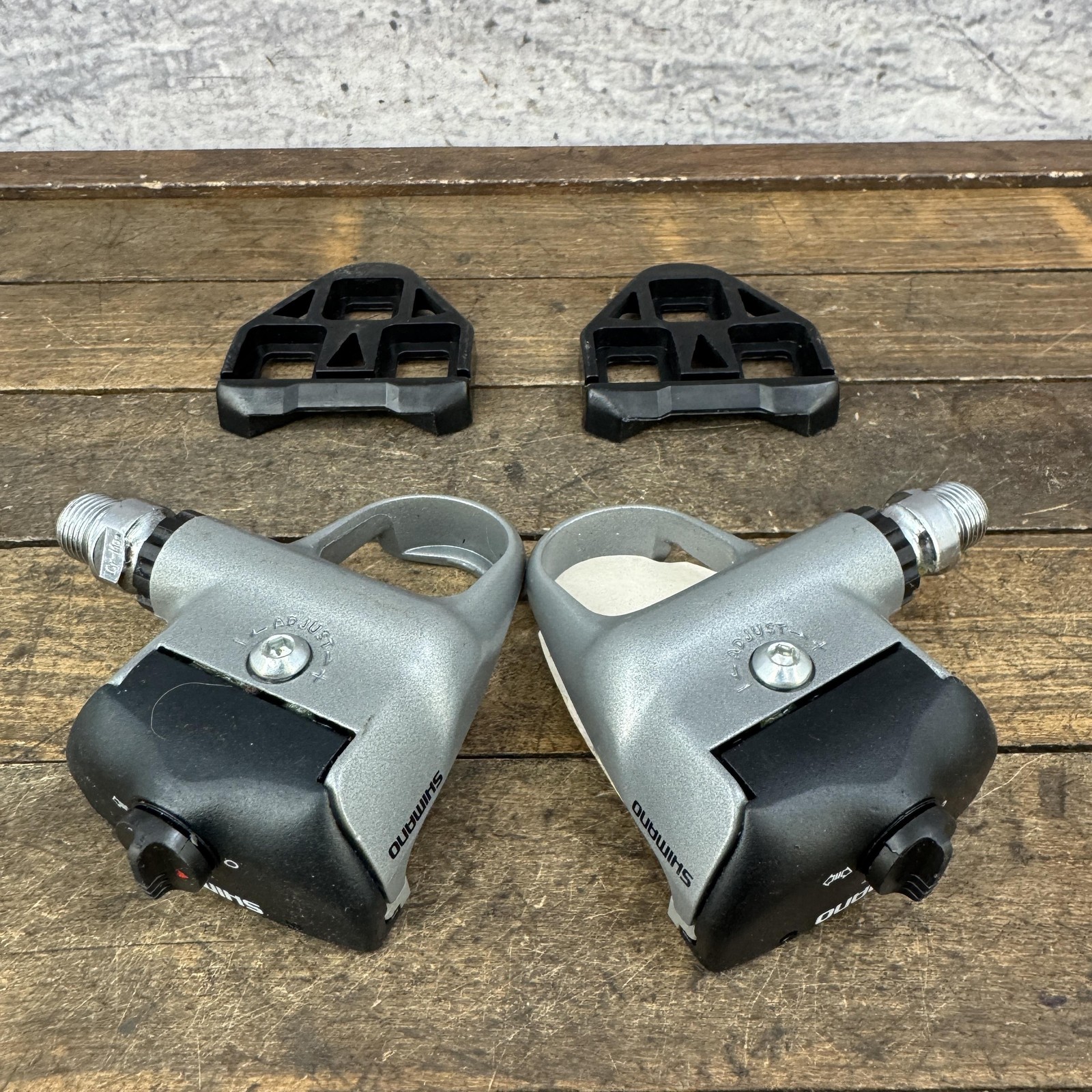 Vintage Shimano PD-6402 Clipless Pedals 600 Ultegra Road Bike 9/16 Cleats 585g