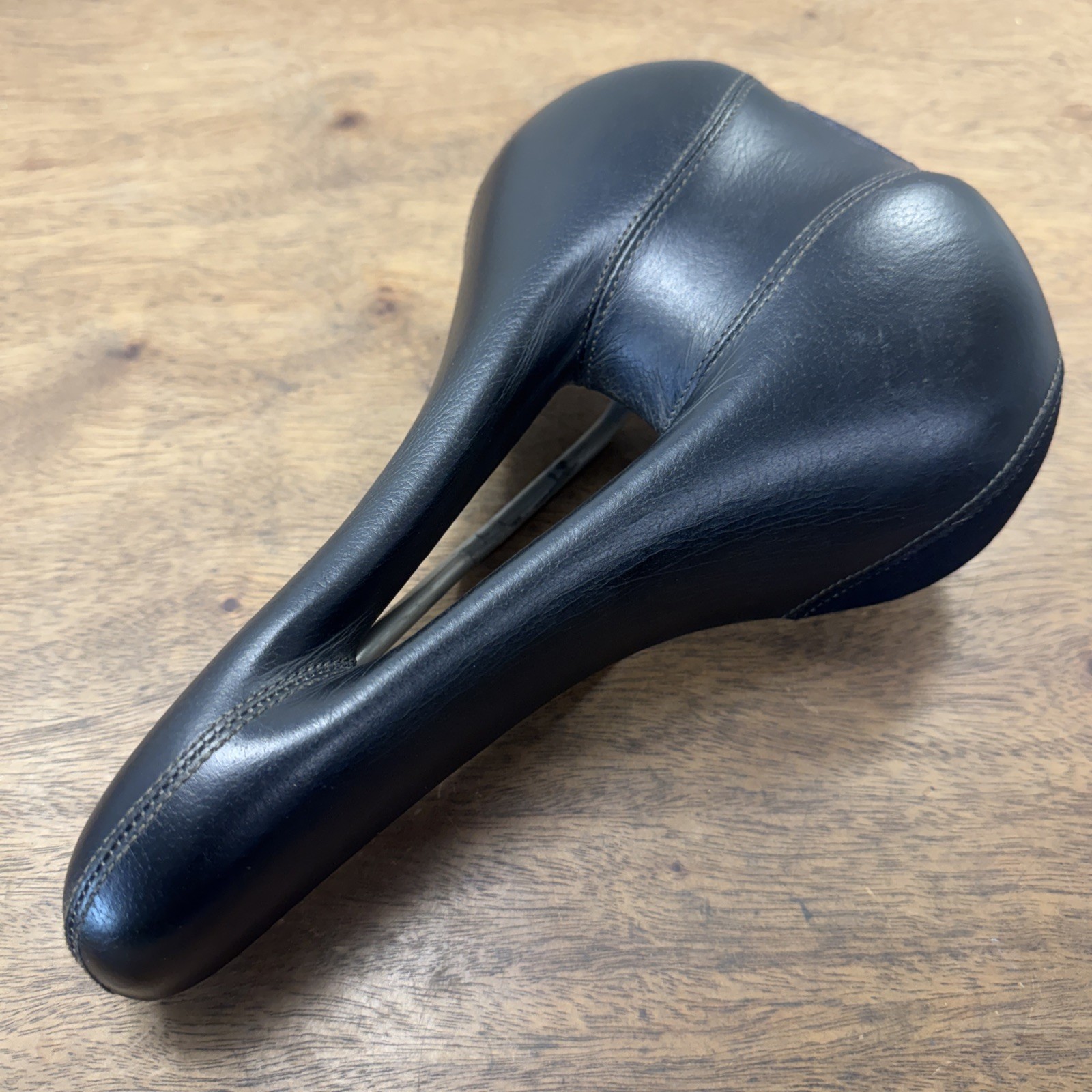 Terry Liberator X Bike Saddle Black Leather Cutout 165/270mm