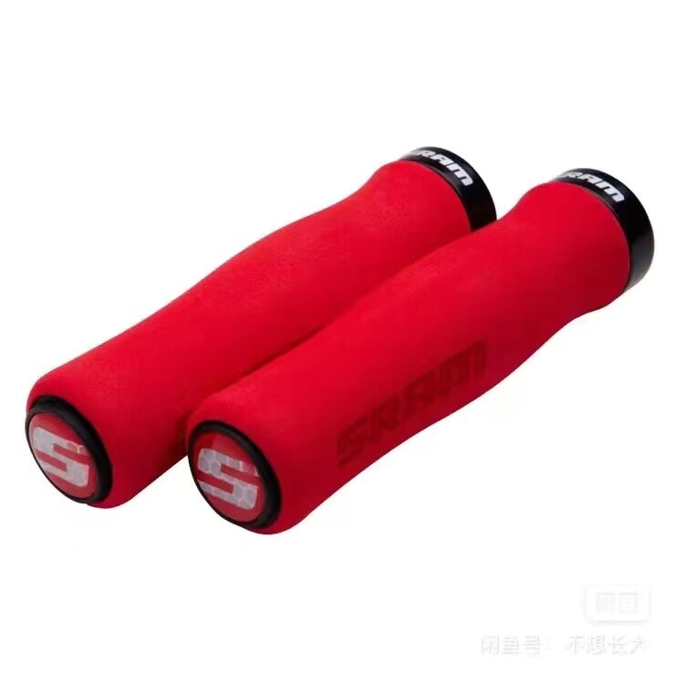 SRAM Lock On Bike Grips Ergonomic Contour Foam MTB XC Mountain Bike Scooter