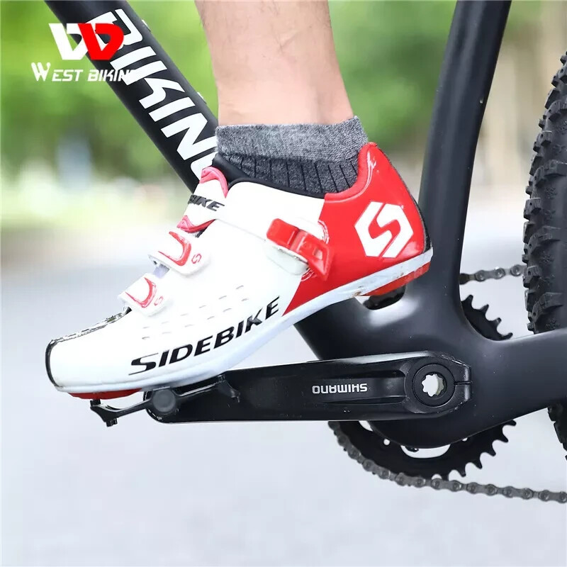 West Biking 9/16 Bicycle Pedals DU Bearing Aluminum Bicycle Pedals in Black