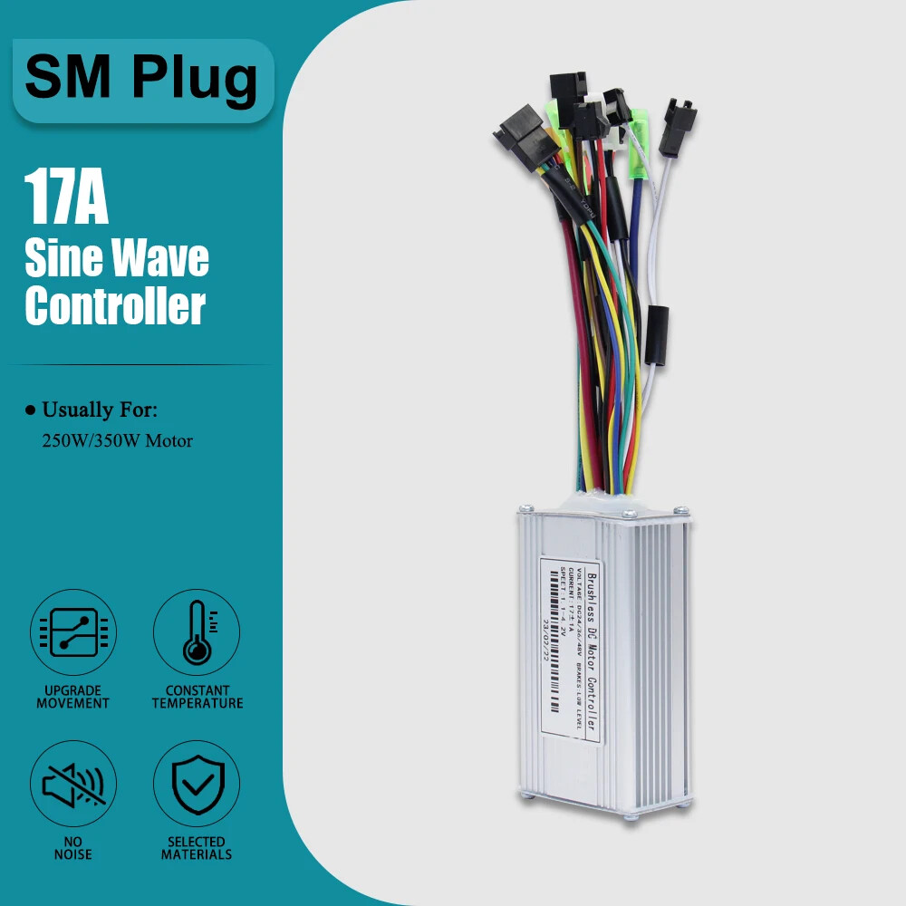 E-bike Three-Mode Sine Wave 36V 48V 17A 26A 30A 40A Controller with LCD Display