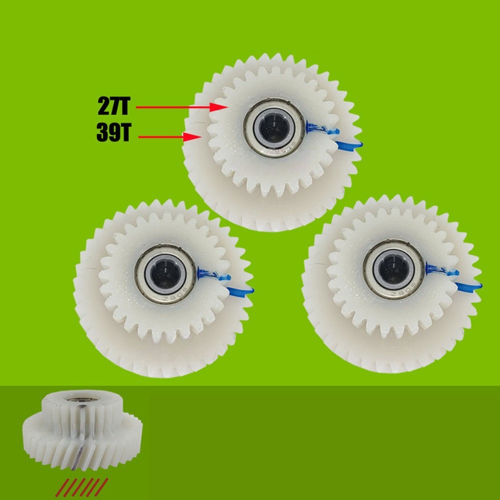 3pcs Nylon Gear Set For Replacement For AKM 100SX Motor 39T 27T Teeth Ebike