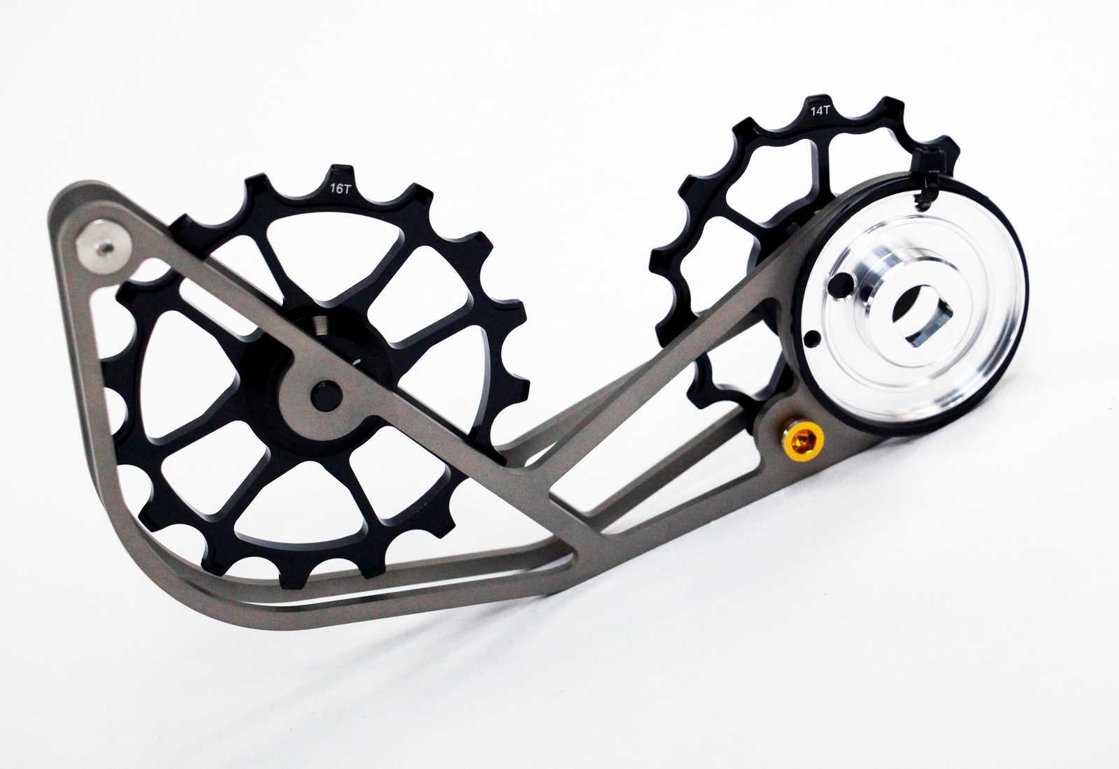 Swishti Road Cycle Oversized Pulley Titanium Cage SRAM Force Etap Axs Blk Bike