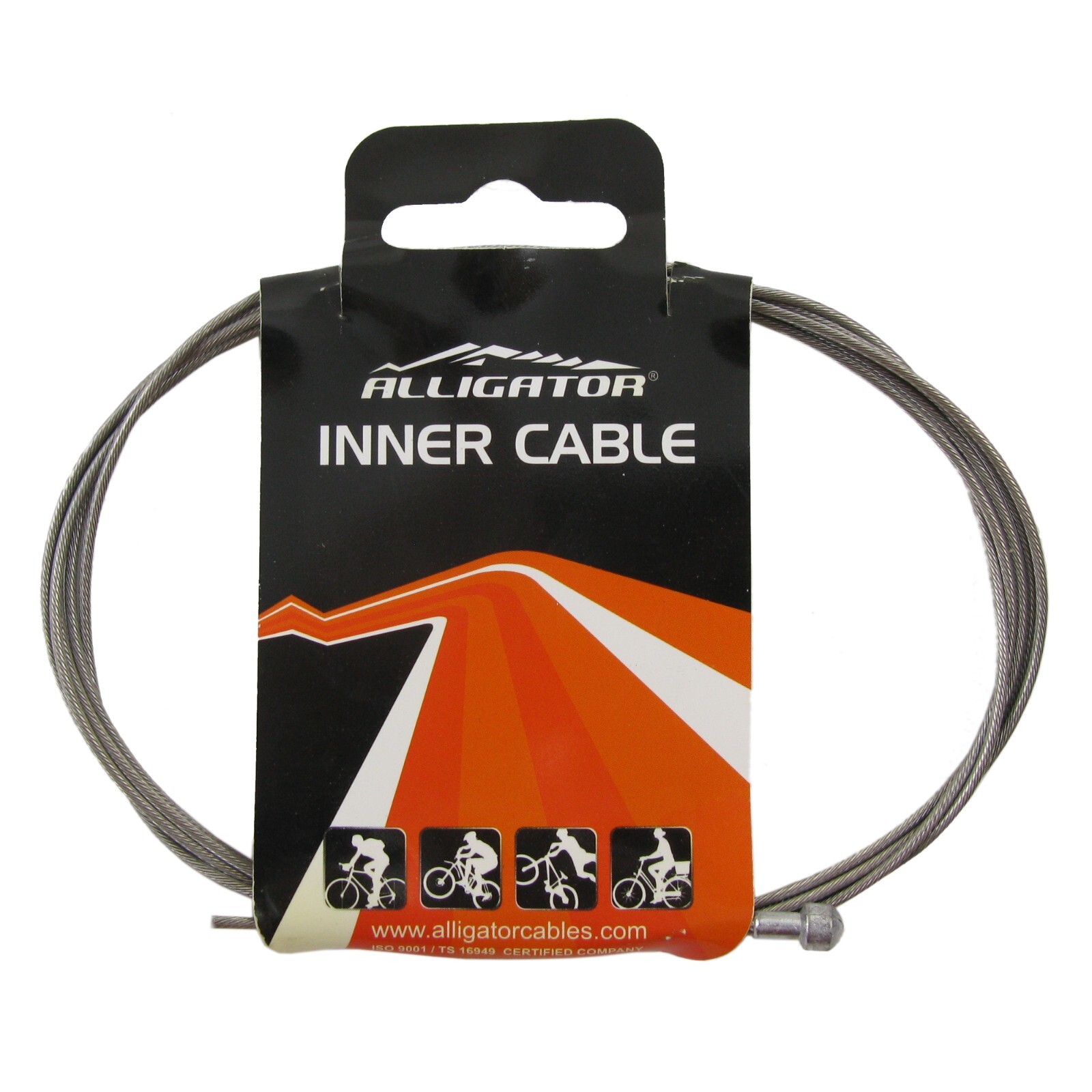 Alligator B31 Road Bike Brake Cable Ultra Slick Stainless 1.5x1700mm Super Shine