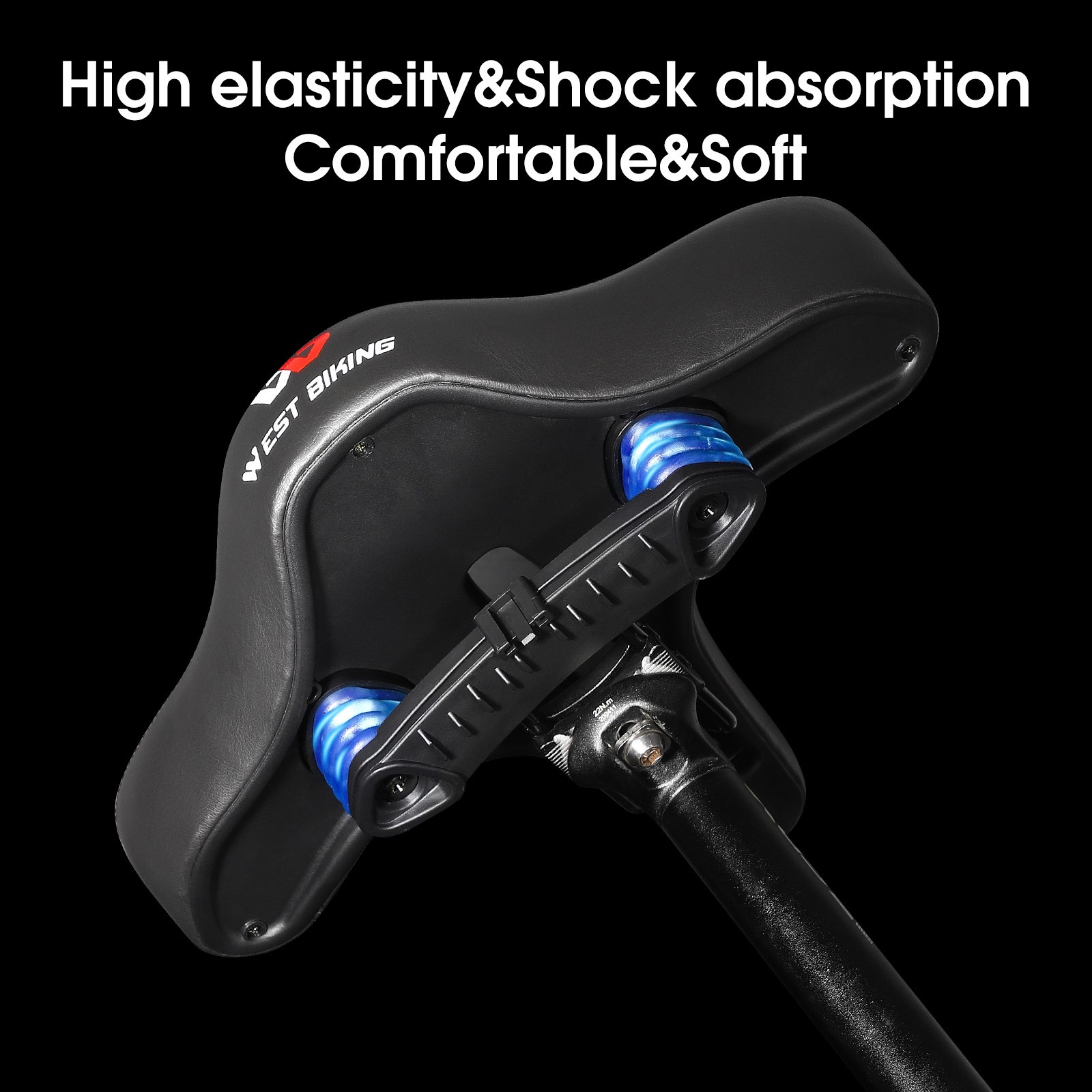 WEST BIKING Widen Ergonomic Comfort Bicycle Saddle Cushion MTB Bike Seat Saddle