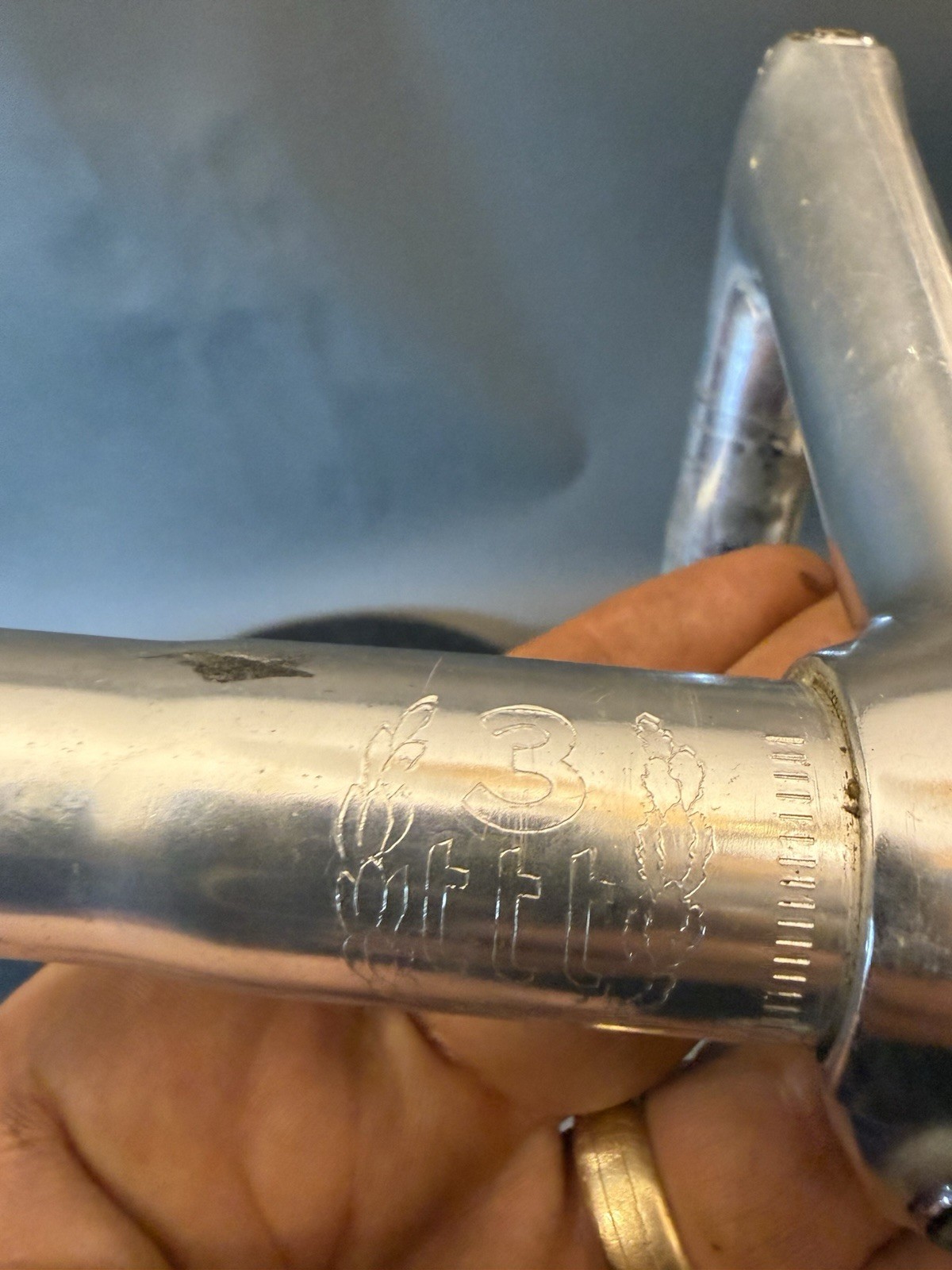 Vintage 3TTT Superleggero Handlebar Stem Combo 105mm 40cm Bianchi DeRosa Cinelli