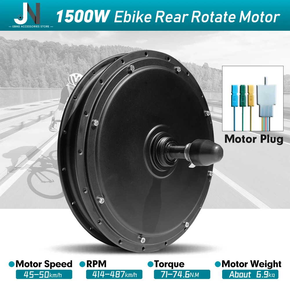48V 1000W 1500W Brushless Front Rear Hub Motor Wheel for Ebike Conversion Kit