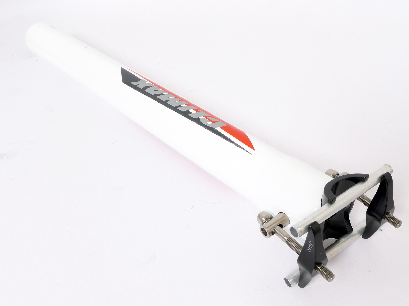 148g,34.9x350mm Climax SP02C 3K gloss carbon Seatpost Ti Hardware Road MTB White