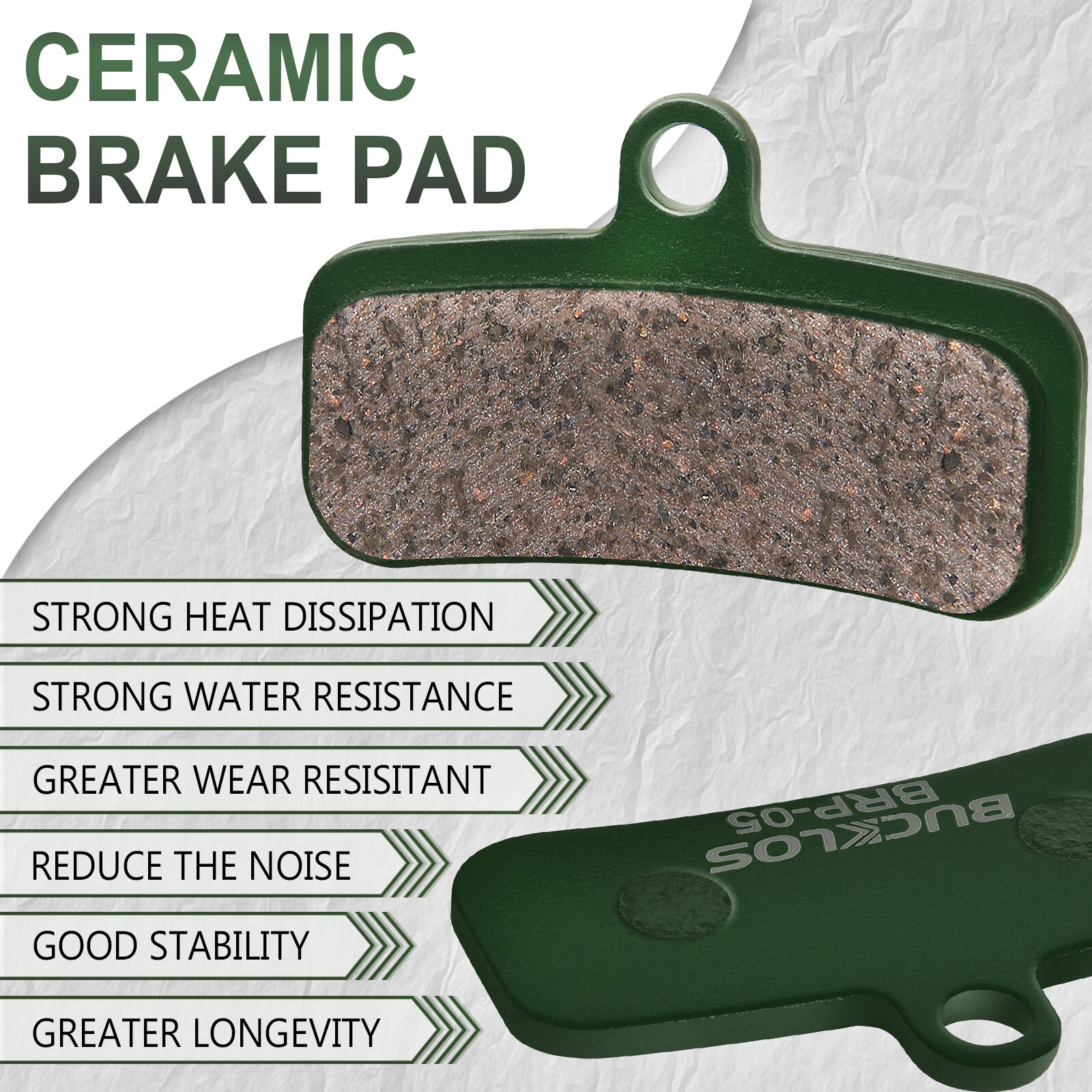 2 Pair 4 Piston Ceramic Disc Brake Pads E-Bike for SHIMANO M8120 M7120 TEKTRO US