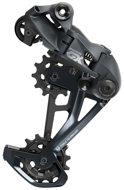SRAM GX Eagle Rear Derailleur – 12-Speed, Long Cage, 52t Max, Lunar