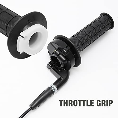 Mini Bike Throttle Assembly Kit with Brake Clutch Lever for 22mm 7/8″