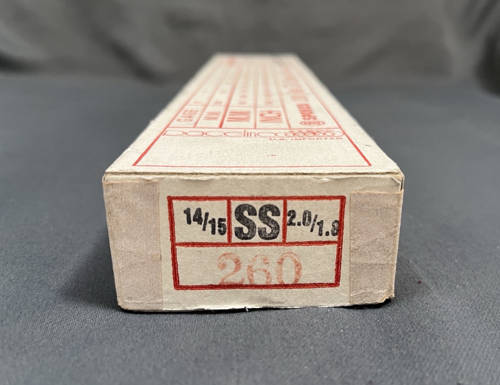 NOS DT Swiss Spokes 2.0/1.8mm 260mm J-Bend Stainless Steel Silver 138 Count
