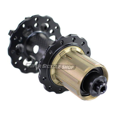 Circus Monkey MTB Disc 3K Carbon Hubs,24 Hole,1 Pair, Black