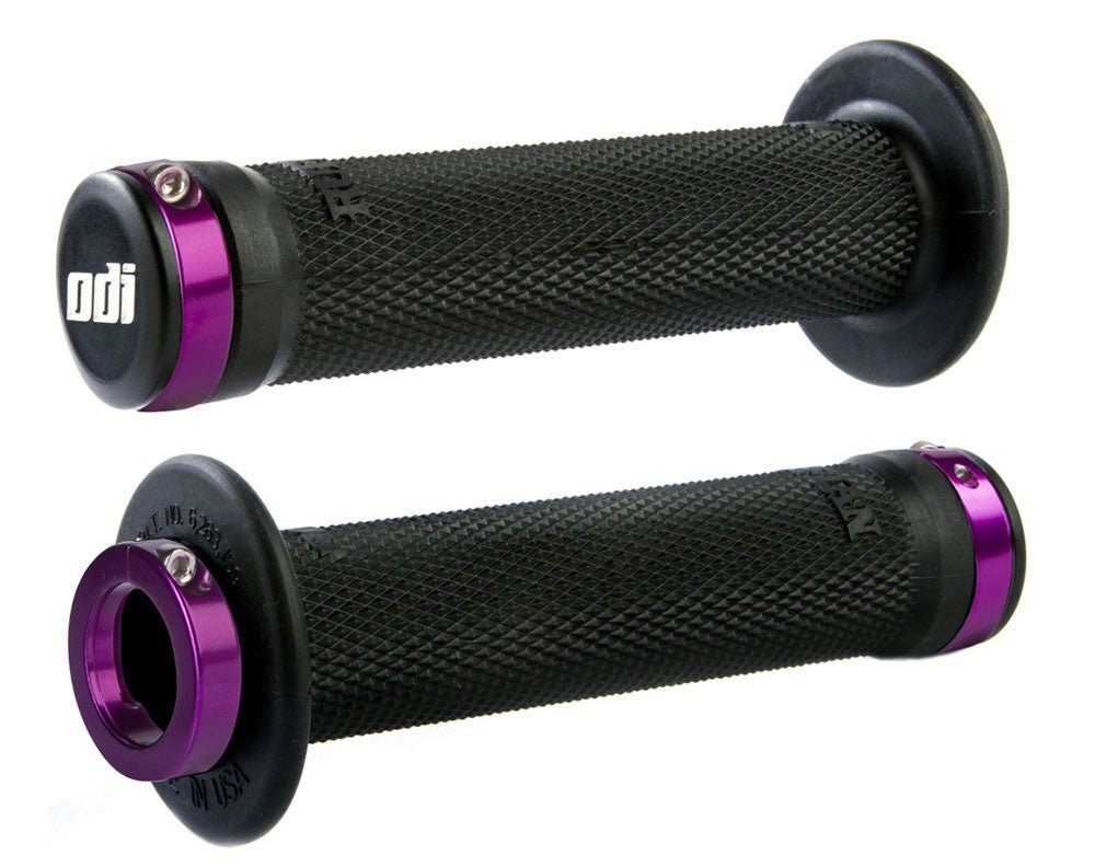 ODI RUFFIAN BMX LOCK ON BONUS GRIPS 143MM MULTICOLOR NEW
