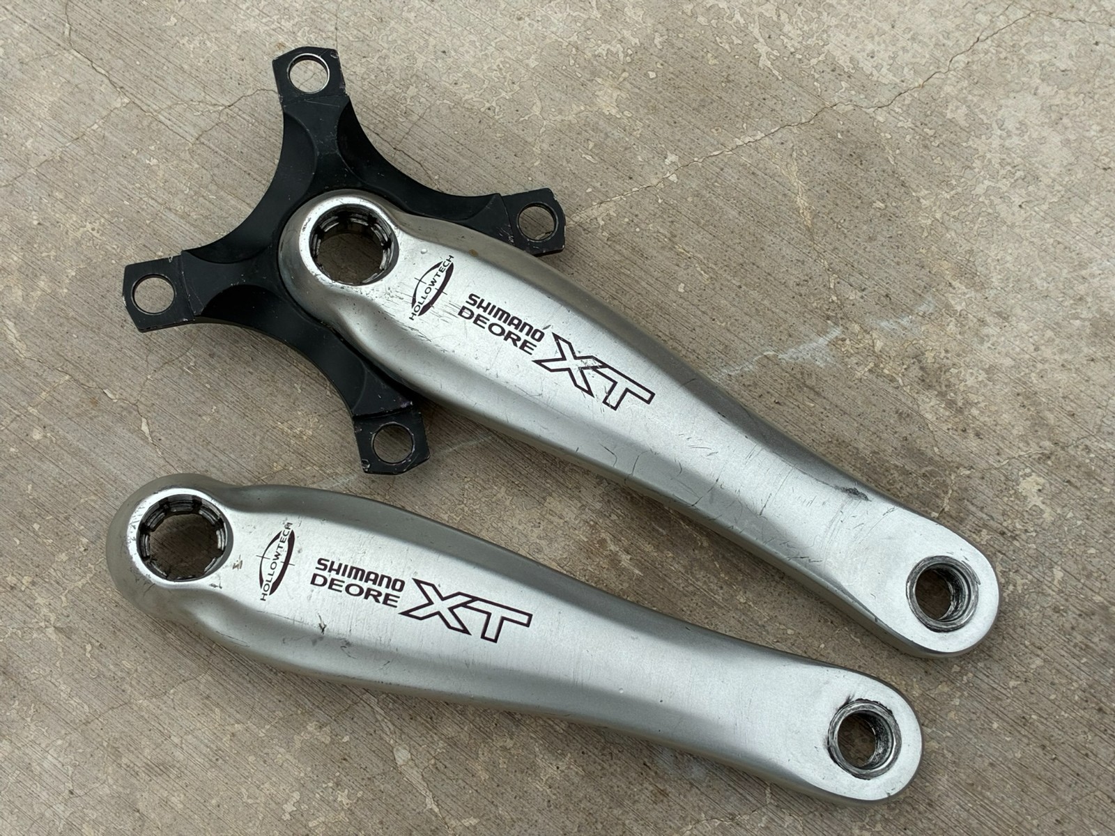 Shimano Deore XT FC-M752 Crank Arms | 175 mm / 104/64 BCD / VGC / Made in Japan