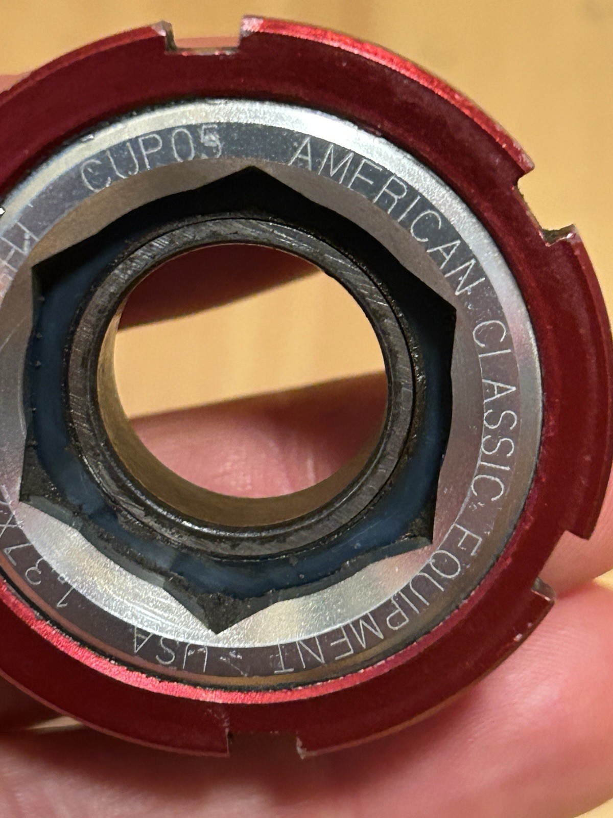 Vintage American Classic Titanium Sealed Bottom Bracket 113 mm 90s MTB 146g XTR