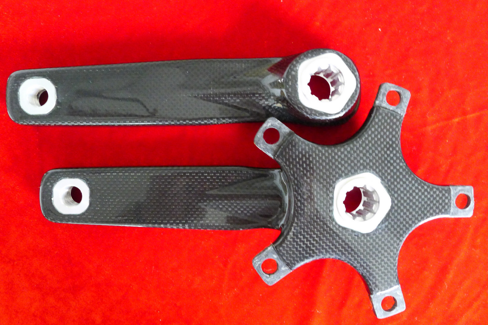 BMX Bicycle RDX Full Carbon Fiber Crankset Crank Arms Standard 175mm 10 Spline