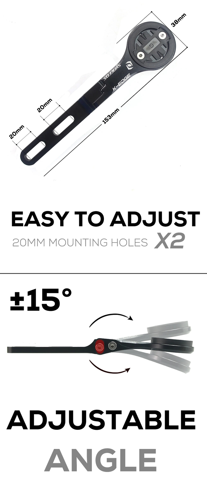 Full Carbon Fibre Mountain Bike Integrated Handlebar with Stem 70-110mm 17Degree