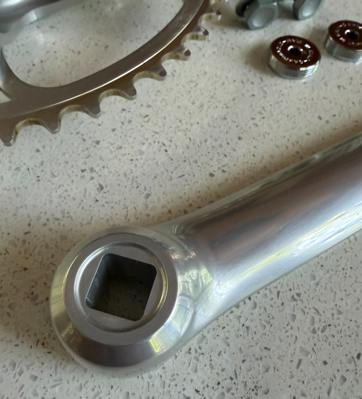 Campagnolo Record Pista Crankset 170mm / 50T Chainring- Near Mint