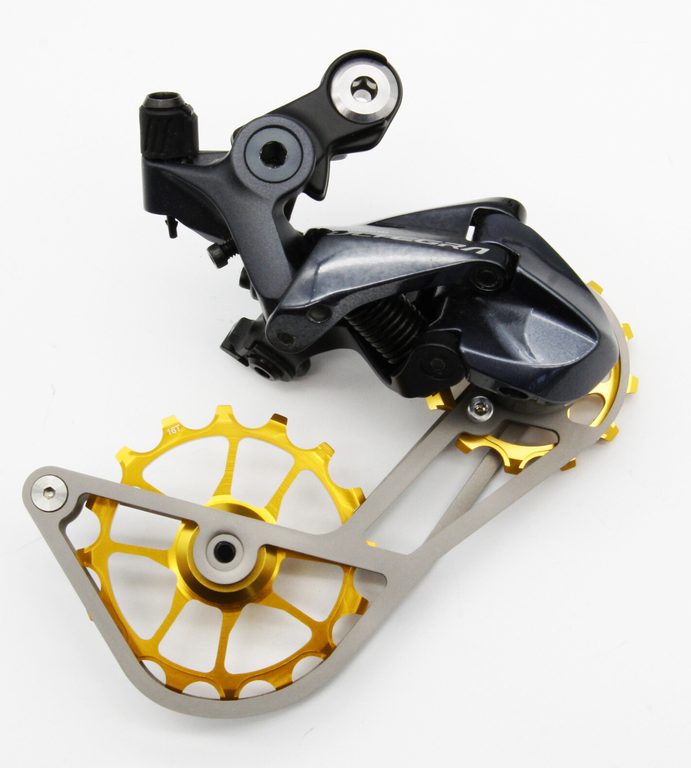 Swishti Narrow-Wide Bike Oversized Fully-CNC Derailleur Pulley 12T Gold