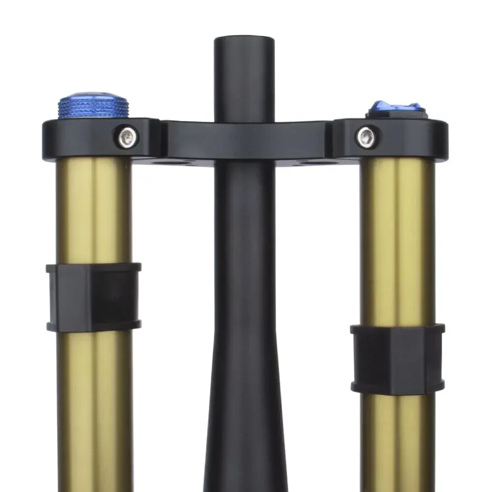 Downhill MTB Double Shoulder Inverted Air Suspension Fork 27.5/29er Travel 175mm