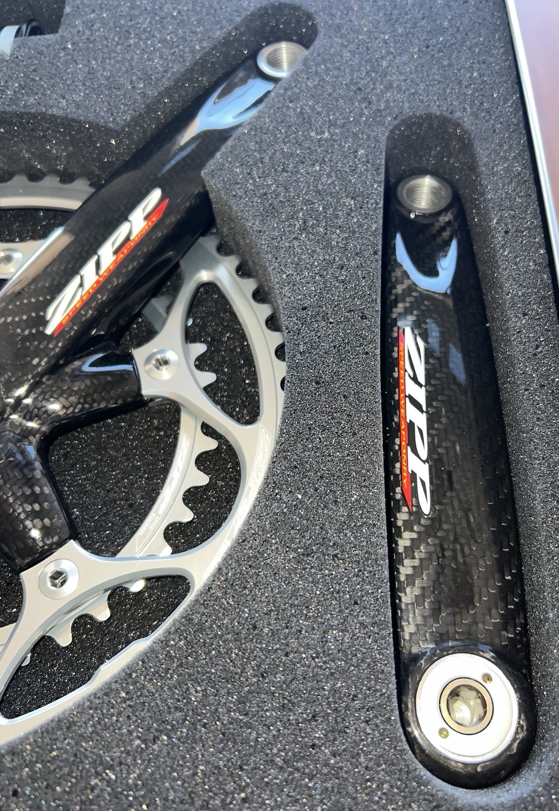 NEW! Rare Zipp 300 Carbon Crankset 53/39 175mm With 108mm ISIS Bottom Bracket