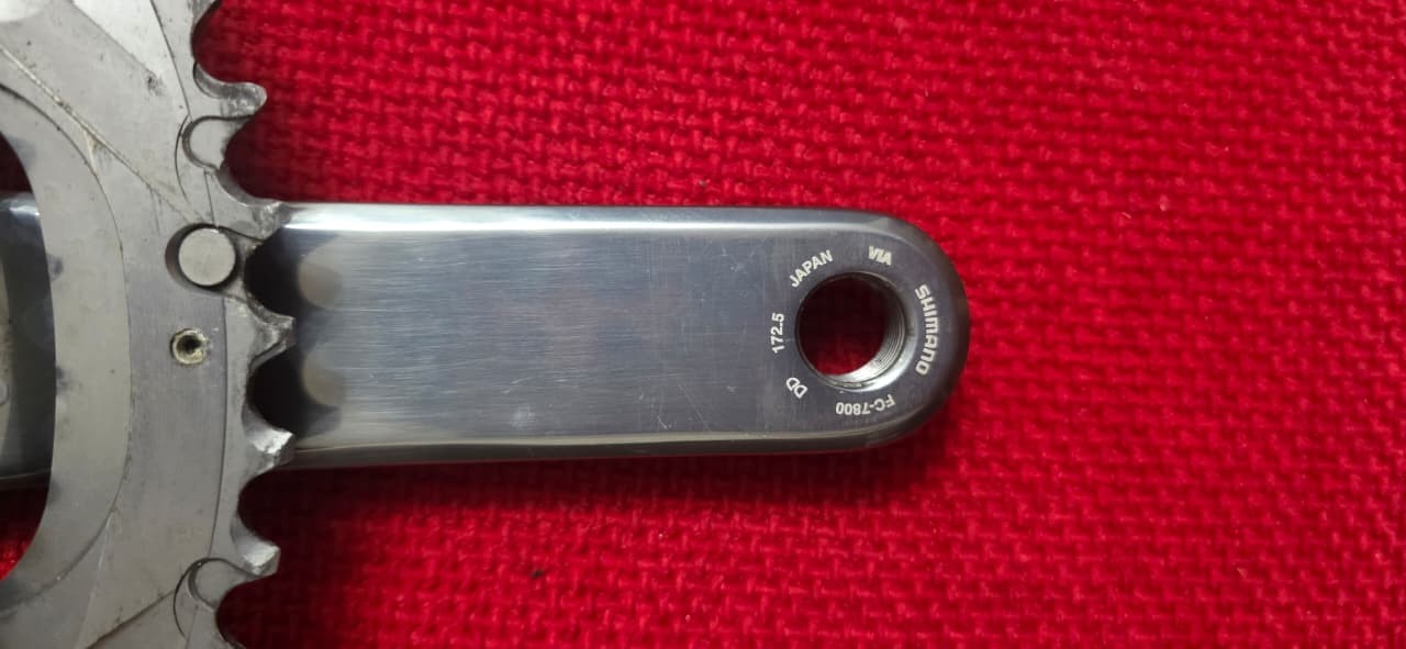 Shimano Dura-Ace FC-7800/7803 Crankset Road 172.5mm 53/39t 10 Speed 130mm BCD