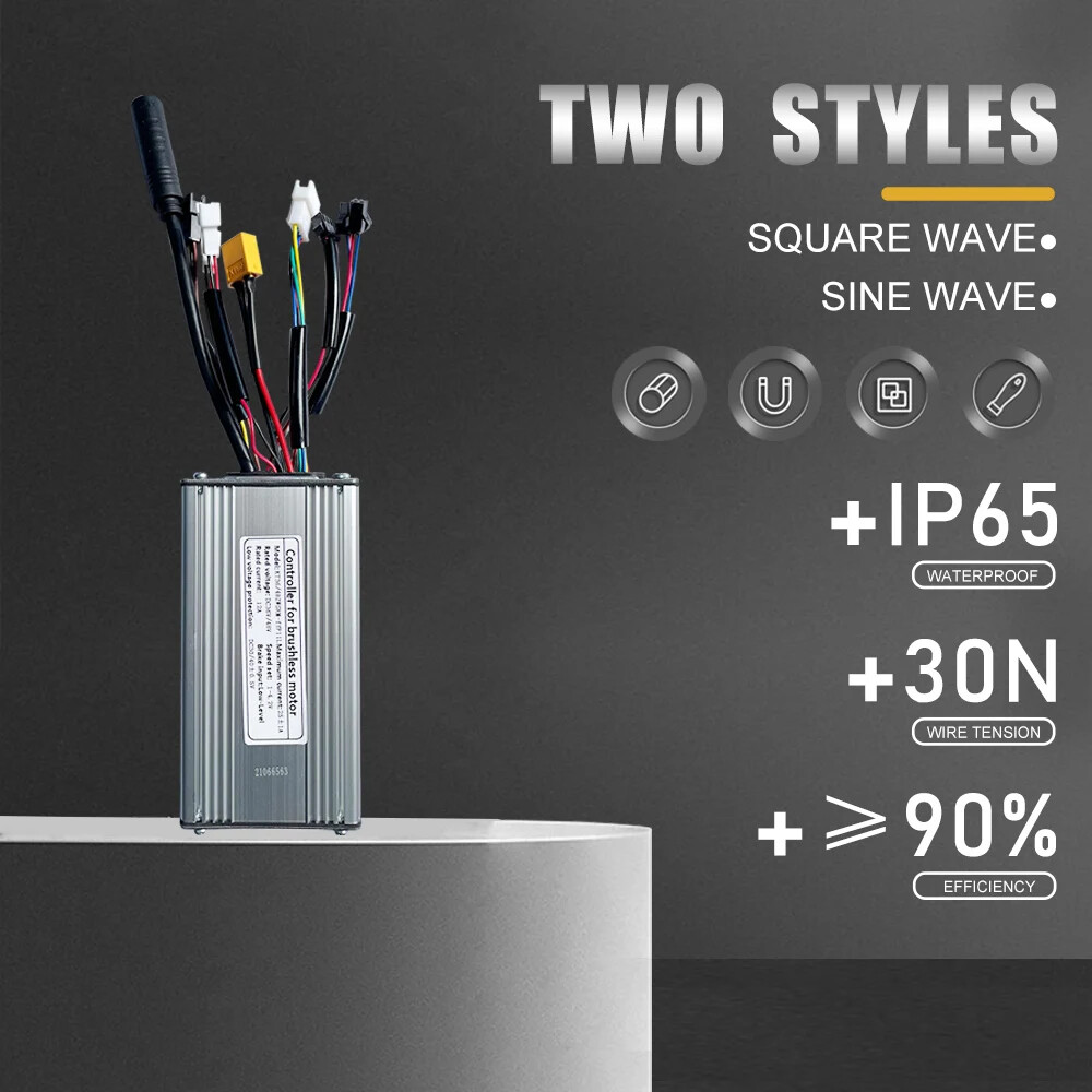 E-Bike 15A 17A 22A 25A 30A 35A 50A Square Sine Wave Controller Conversion Kit