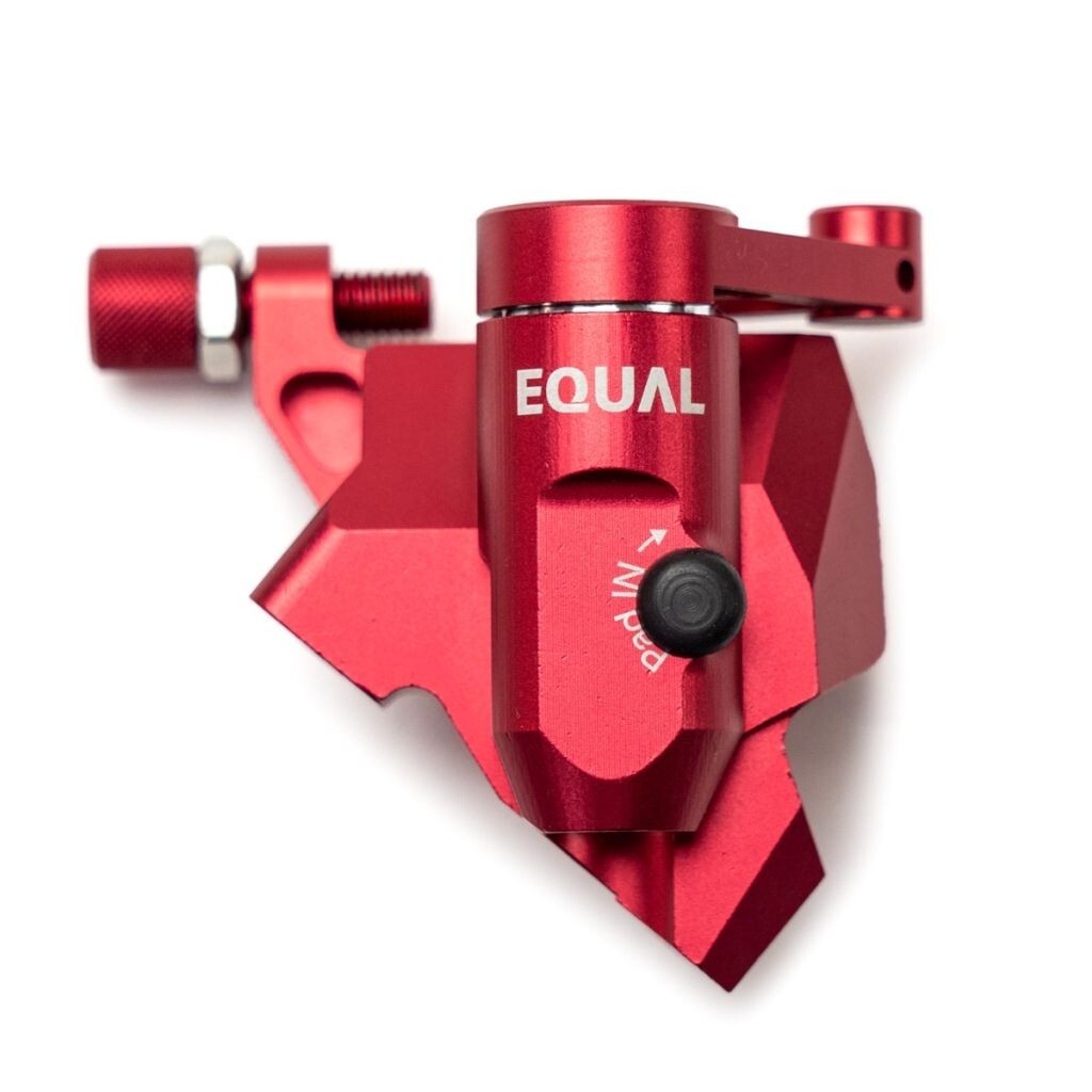 GROWTAC EQUAL Disc Brake Caliper Flat Mount Red Single item