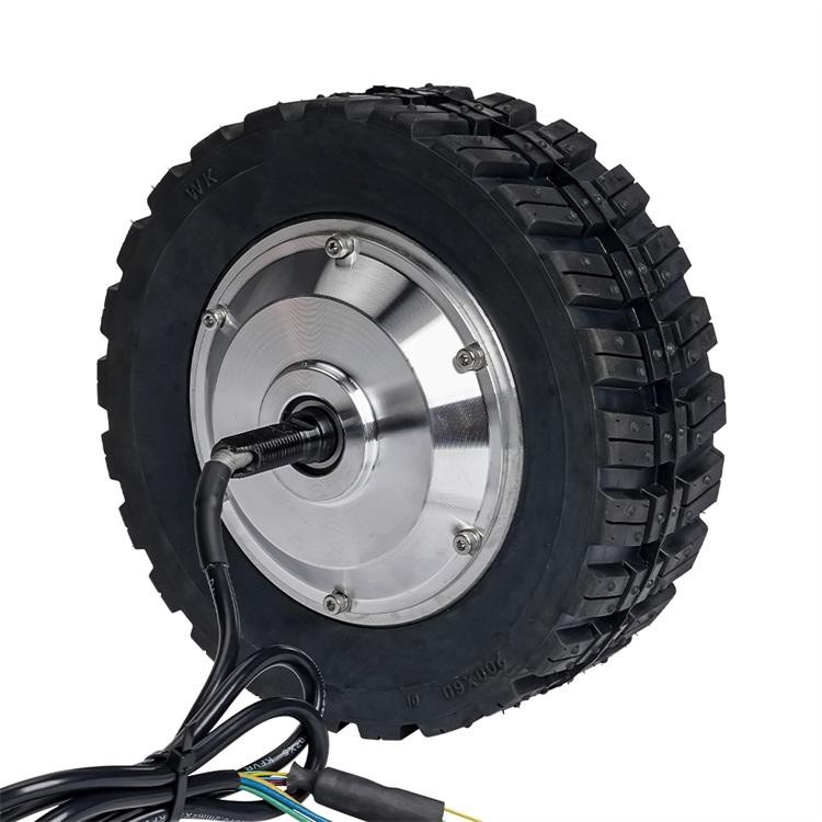 8 inch 50N.m Gear Hub Motor Single Shaft Double Shaft with Off-road Tire