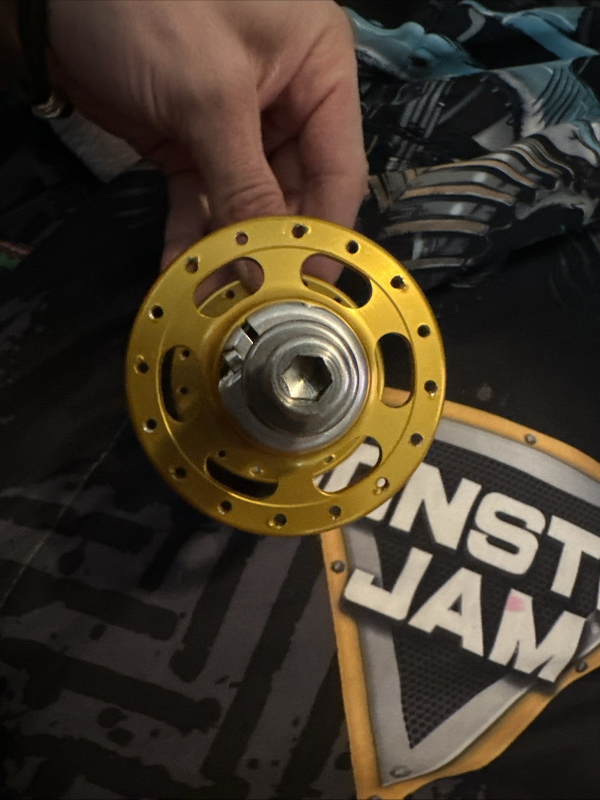 Paul Components High Flange Rear Hub, Flip Flop Fixed/Free, 130mm, 32h, Gold.