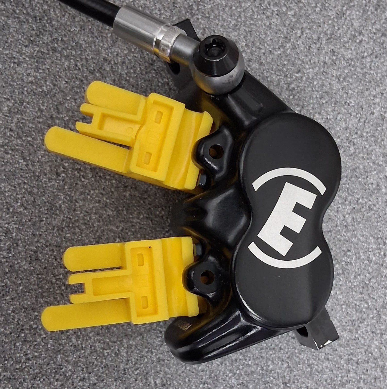 Magura MT5 Disc Brake and Lever – Front or Rear, Hydraulic, Post Mount, Black