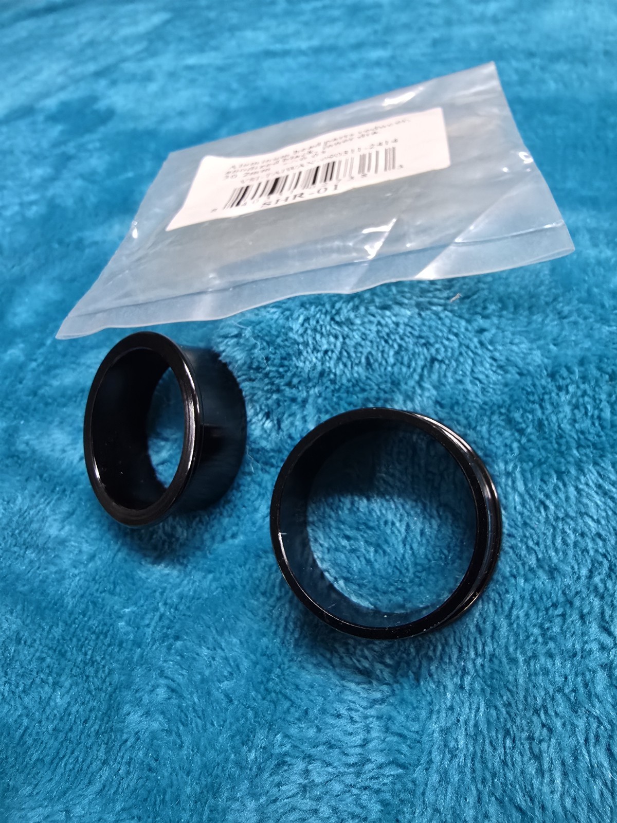 Aluminum Headset Reducer 1-1/8″ to 1″ Old Vintage 1 1/8 in to 1” Mtb Road Black