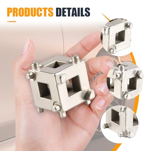 3/8″ Car Cube Brake Caliper Compression Tool, Steel Rear Disc Brake Piston 1PC