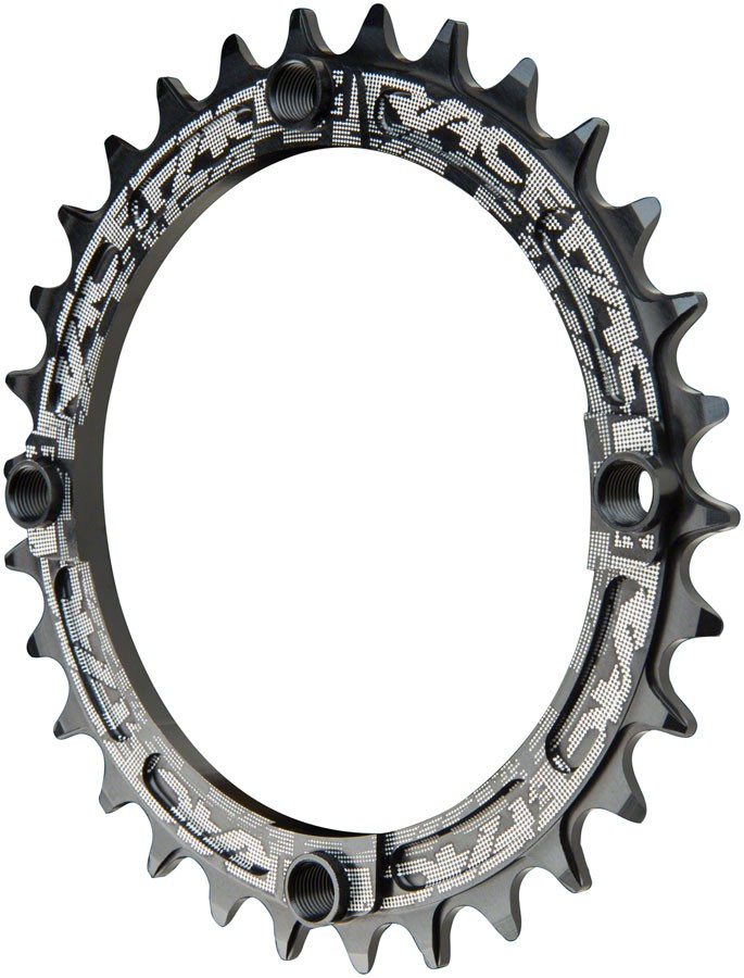 Narrow Wide Chainring – RaceFace Narrow Wide Chainring: 104mm BCD, 30t, Black –