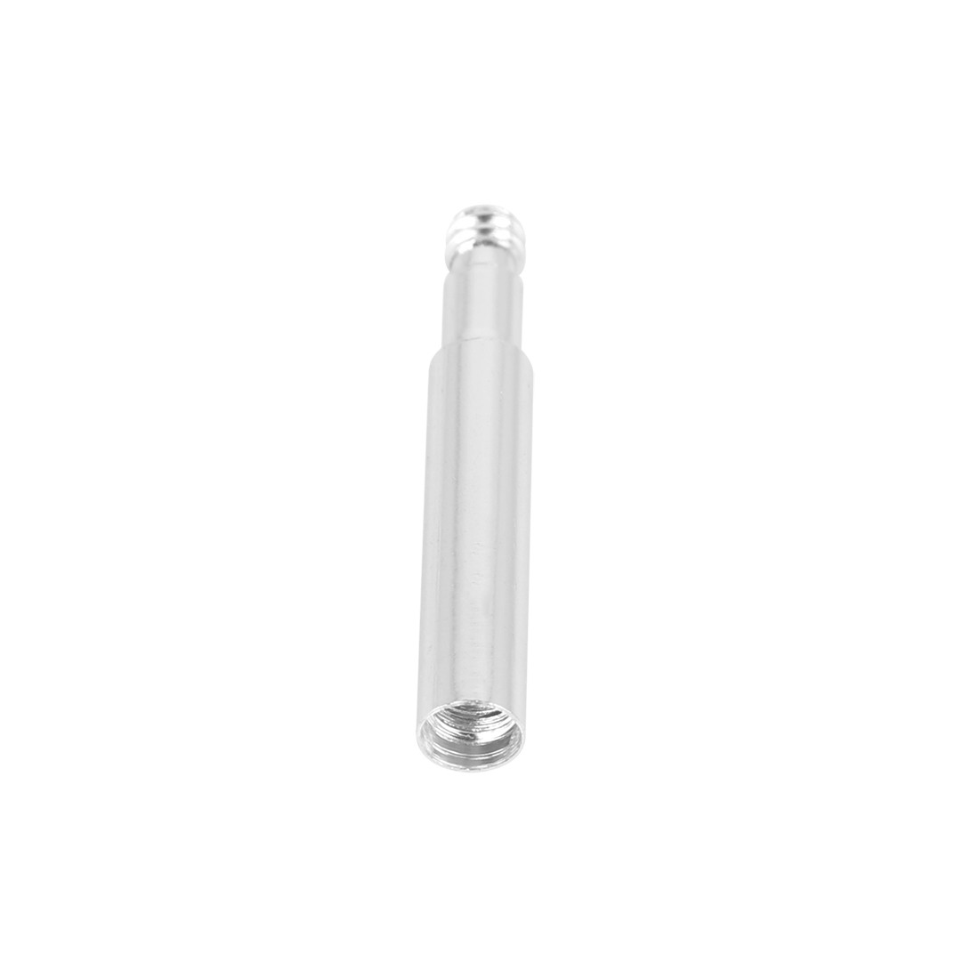 40mm Aluminum Alloy Bike French Type Valve Extender Extension Silver Tone 4pcs