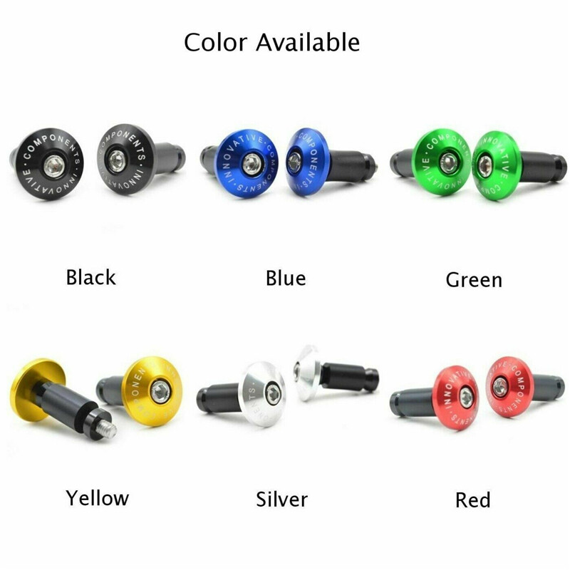 1 Pair Bike Bar End Plugs Bicycle Handlebar End Caps Mountain Road Bike Grips