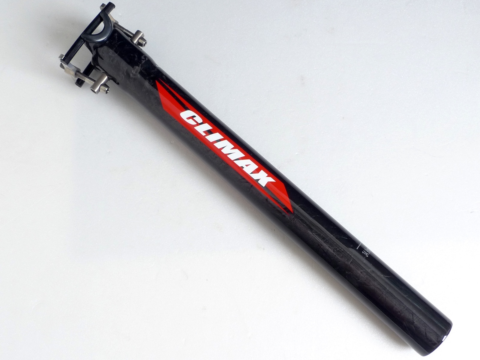 140g,31.6×350 Climax SP02C UD gloss carbon Seatpost Ti bolt Road MTB bike Black