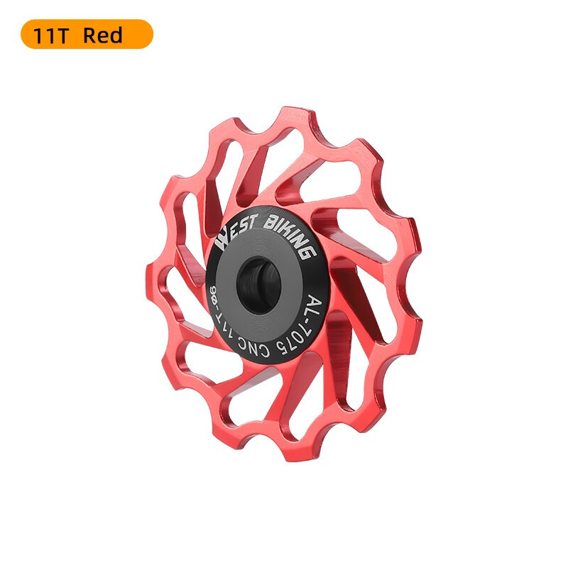 WEST BIKING Ceramic Rear Derailleur Pulley Bicycle 11T/13T Tension Pulley