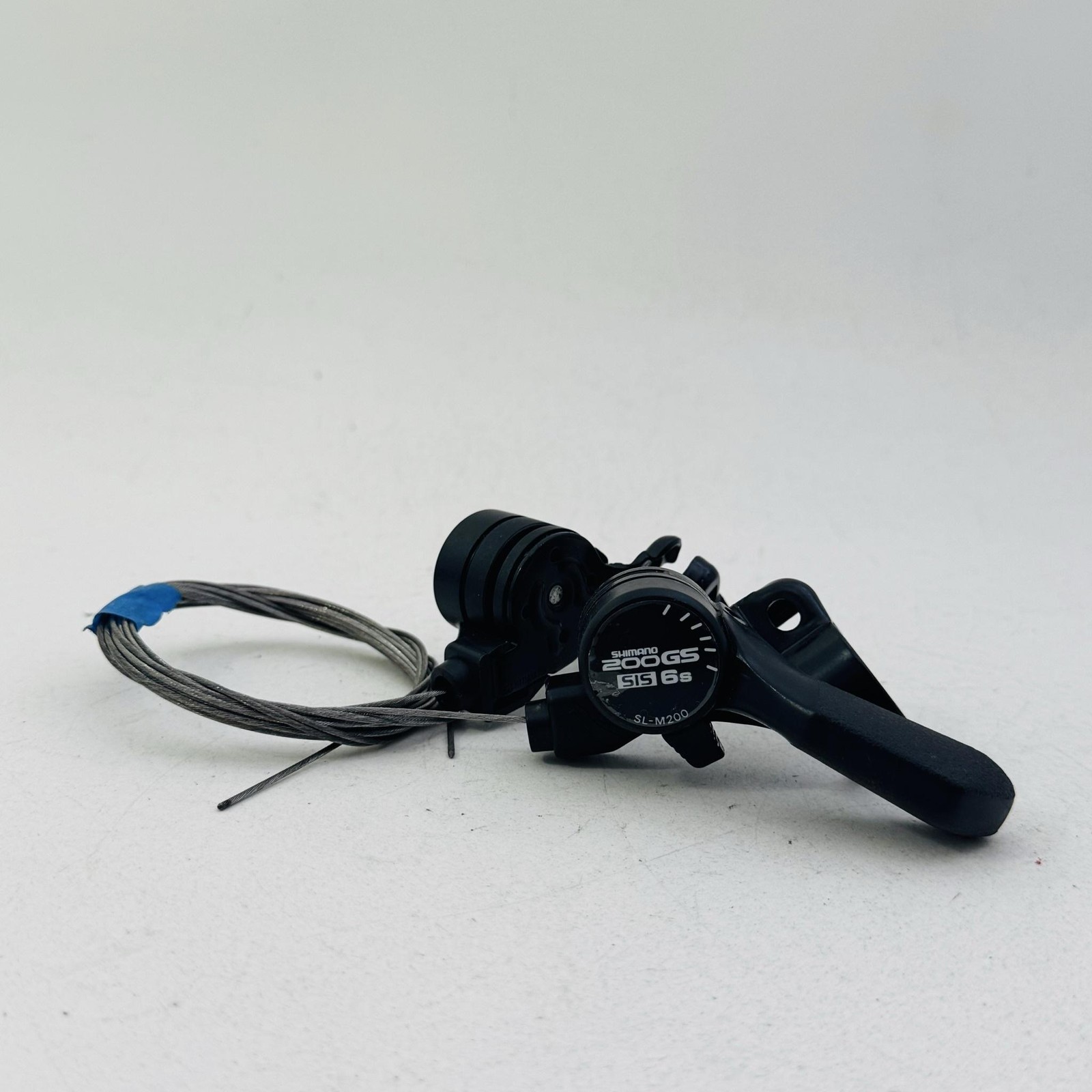 Vintage Shimano 200GS SL-M200 Trigger Shifters Set 6 Speed Black MTB Bike A43