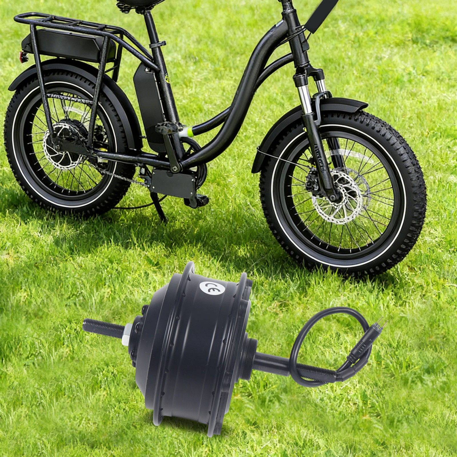 Front Wheel Motor, Electric Bicycle Front Hub Motor Bike Motor 250W 300r/min