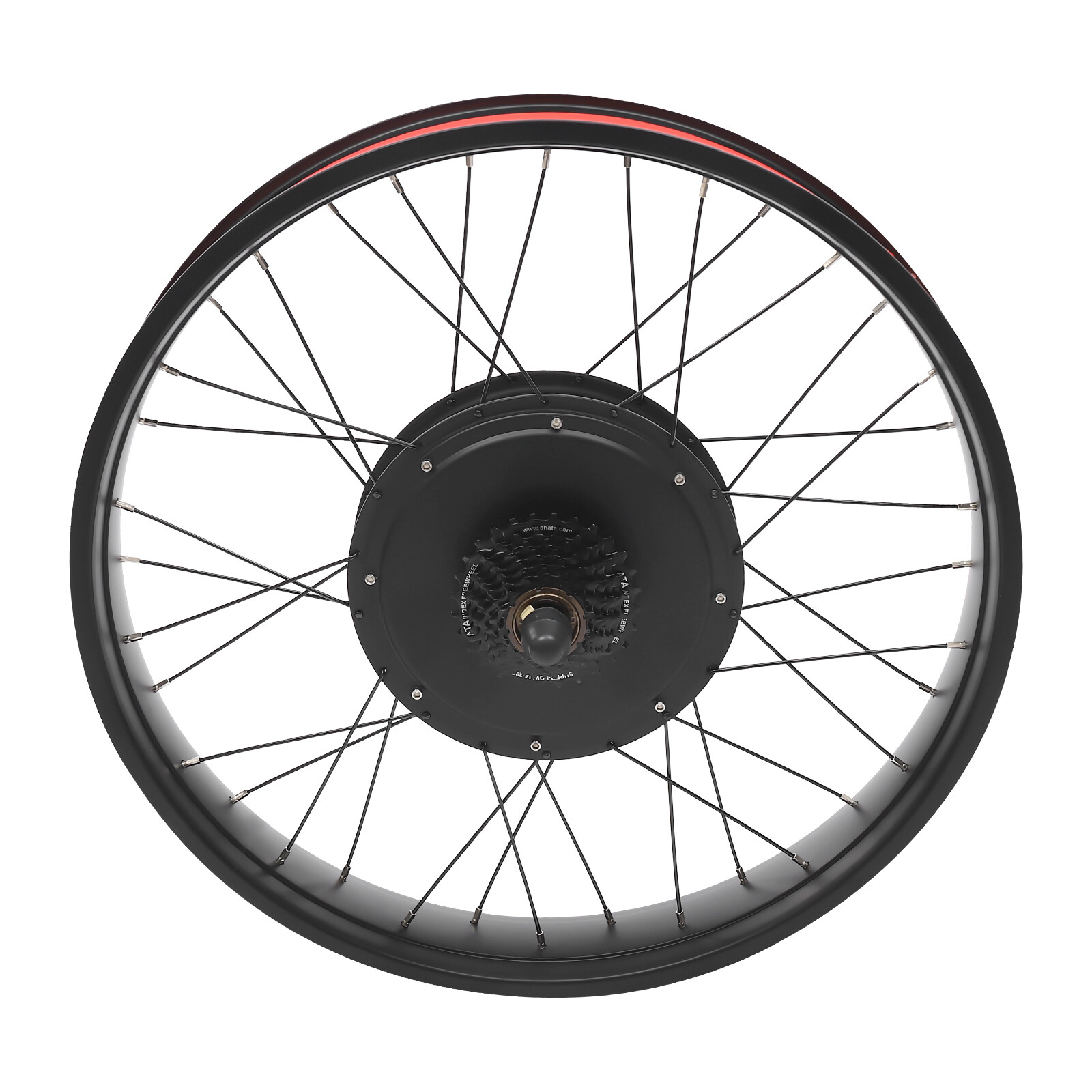 26″ Fat Tire Electric Bicycle Motor E-Bike Rear Wheel LCD Conversion Kit 48V 1KW