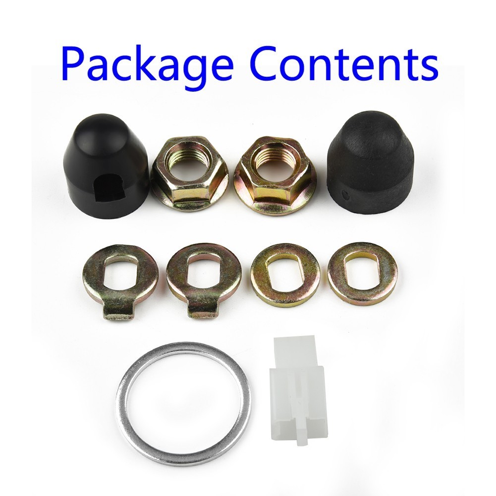 E-Bike Hub Motor-Axle/M14 Lock Nut Lock Washer Spacer Nut Cover Replacement