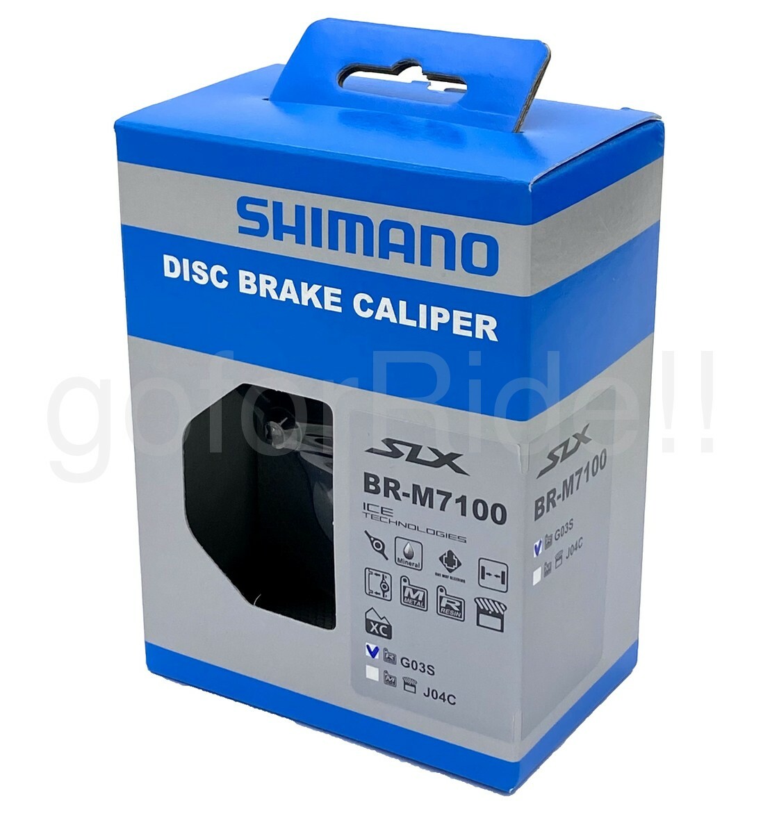 Shimano SLX BR-M7100 MTB Bike Hydraulic Disc Brake Caliper w/ Resin Pads G03S