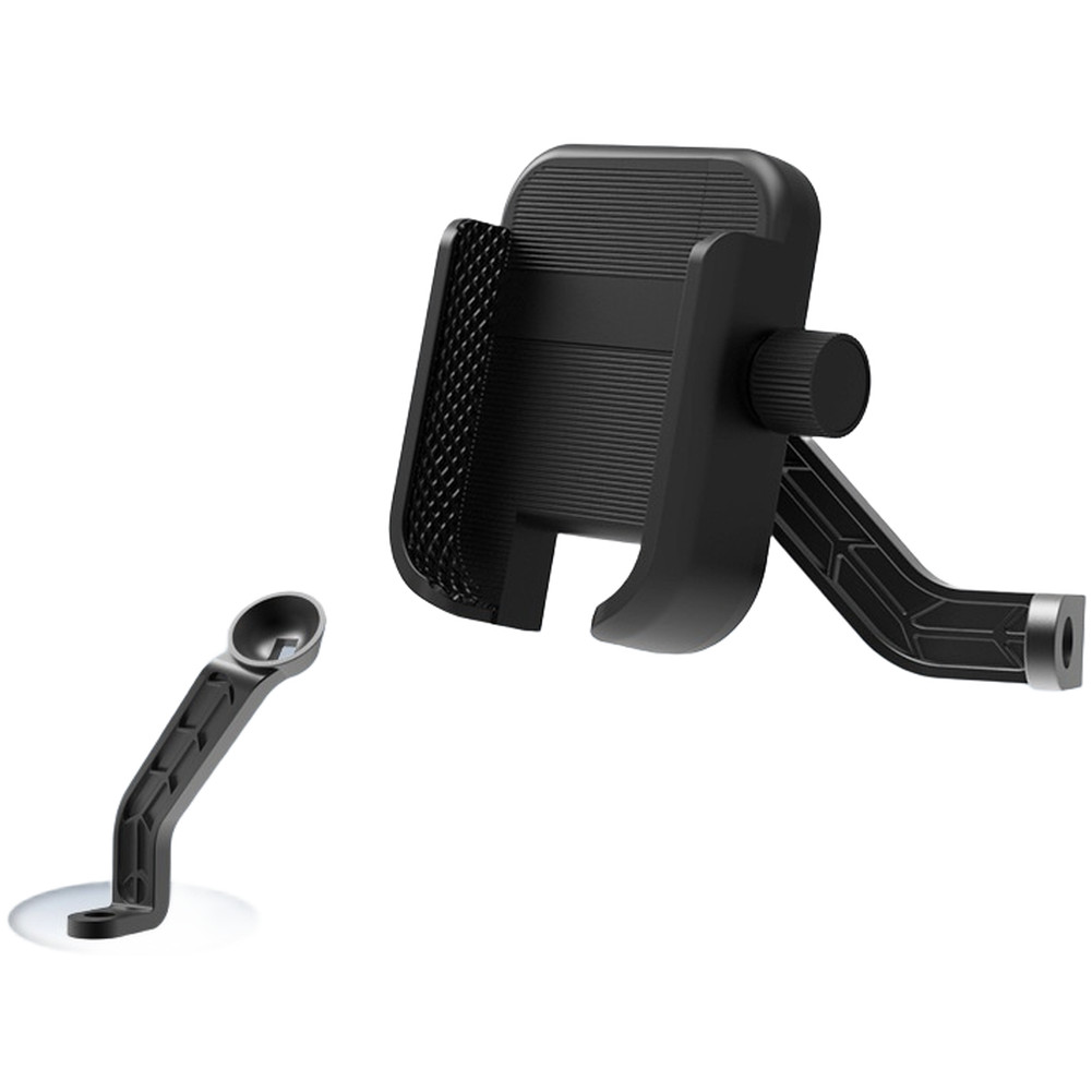 Compact Bike Phone Mount with Grid Silicone Pad for 65 88mm Phone Models