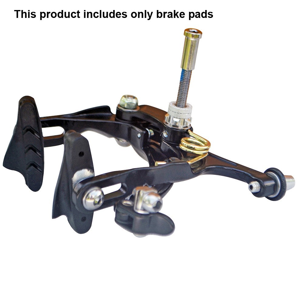2 Pairs of 55mm C Brake Pads for Mountain Bike Road Bike Folding Bike Use